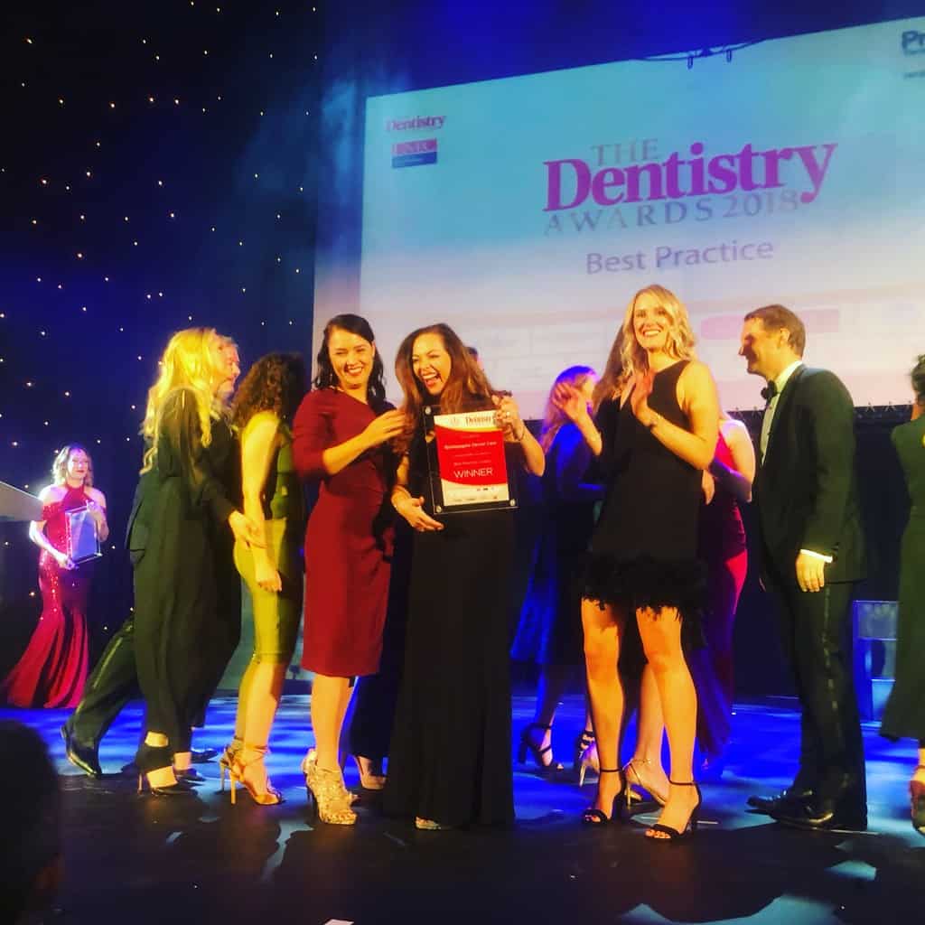 Corona Dental client Bishopsgate Dental Care win Best Practice London at Dentistry Awards