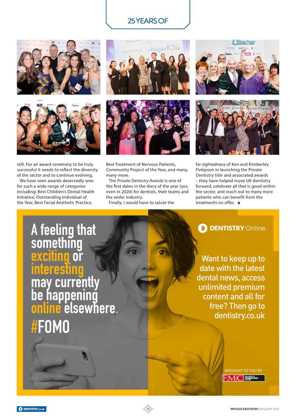 Private Dentistry celebrates 25 years